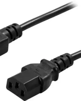 Кабел PowerWalker IEC C13/C 14 - 180 m 10A 0.75 mm2