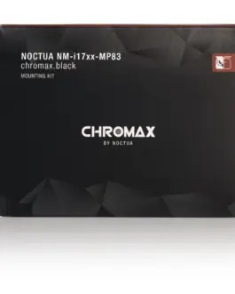 Alternative view of Noctua Mounting KIT LGA1700 - NM-i17xx-MP83-chromax.black, Air Tower Coolers - NH-D15 chromax.black, NH-D15S chromax.black