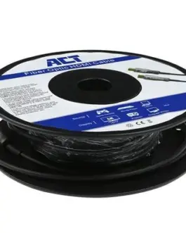 Alternative view of Оптичен хибриден кабел ACT AK4031, DisplayPort 1.4 мъжко - DisplayPort 1.4 мъжко, 15 м, Черен