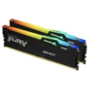 Памет за компютър Kingston FURY Beast Black RGB 64GB(2x32GB) DDR5 5600MHz