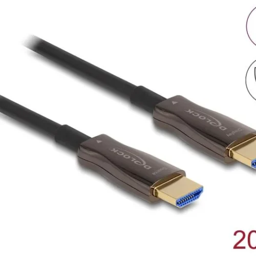 Alternative view of Оптичен кабел Delock, HDMI 8K, 60Hz, 48Gbps, 20 m