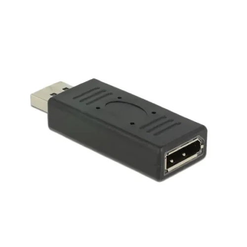 Alternative view of Адаптер Delock, DisplayPort 1.2 мъжко - DisplayPort женско, Черен