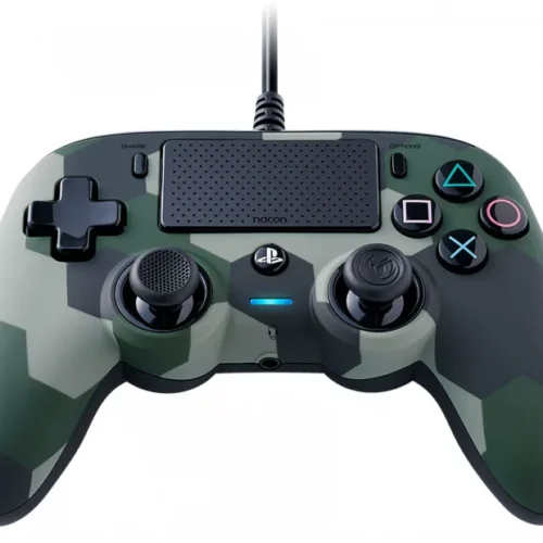 Жичен геймпад Nacon Wired Compact Controller Camo Green