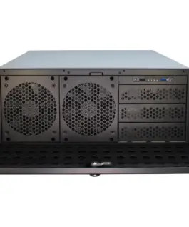 Alternative view of Кутия за компютър за сървър InterTech 4U-4129L - Mini ITX, mATX, mu;ATX, ATX, SSI EEB, Чернa