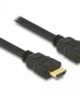 Alternative view of Кабел Delock High Speed, HDMI мъжко - HDMI A мъжко, 4K, 1.0 m, Ethernet