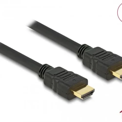 Alternative view of Кабел Delock High Speed, HDMI мъжко - HDMI A мъжко, 4K, 1.0 m, Ethernet