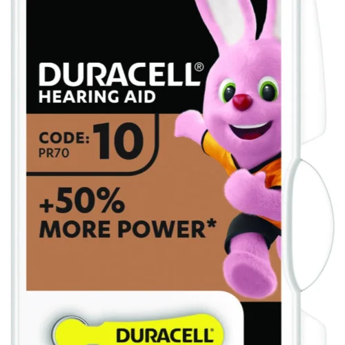Батерия цинково въздушна DURACELL ZA10 6 бр.