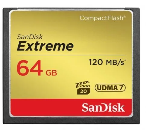 Карта памет SANDISK  Extreme CompactFlash Memory Card 64Gb