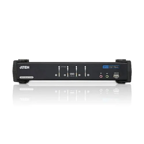 Alternative view of KVMP превключвател ATEN CS1784A, 4-портов, USB, DVI Dual Link, Audio