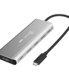 Alternative view of 5-портов хъб j5create JCD401 USB4 Dual 4K Multi-port USB-C, 4K HDMI