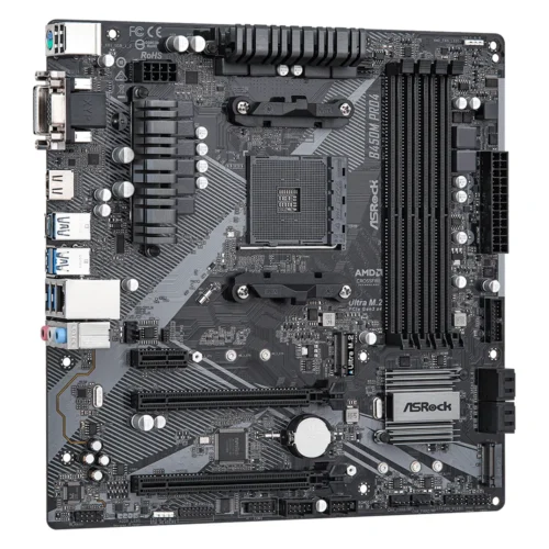 Alternative view of Дънна платка ASROCK B450M Pro4 R2.0