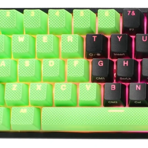 Капачки за механична клавиатура Ducky Green 31-Keycap Set Rubber Backlit Double-Shot US