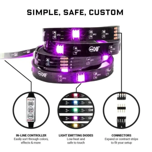 RGB лента KontrolFreek Gaming Lights Kit