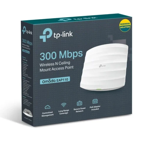 Безжична точка за достъп TP-Link EAP110 N300 Gigabit