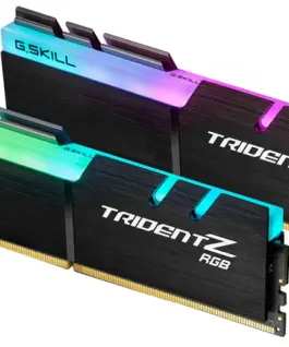 Alternative view of Памет за компютър G.SKILL Trident Z RGB 32GB(2x16GB) DDR4 3200MHz F4-3200C16D-32GTZR