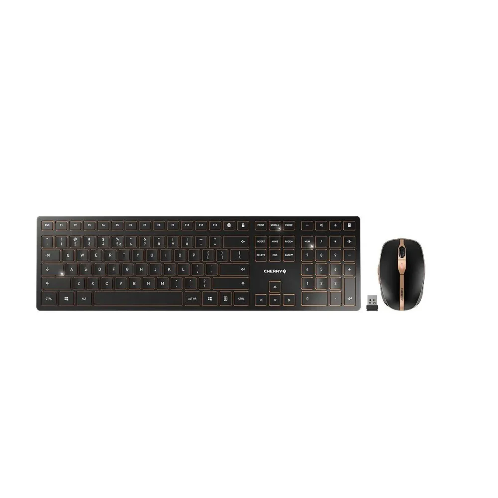 Kомплект клавиатура с мишка CHERRY DW 9000 SLIM USБезжичен