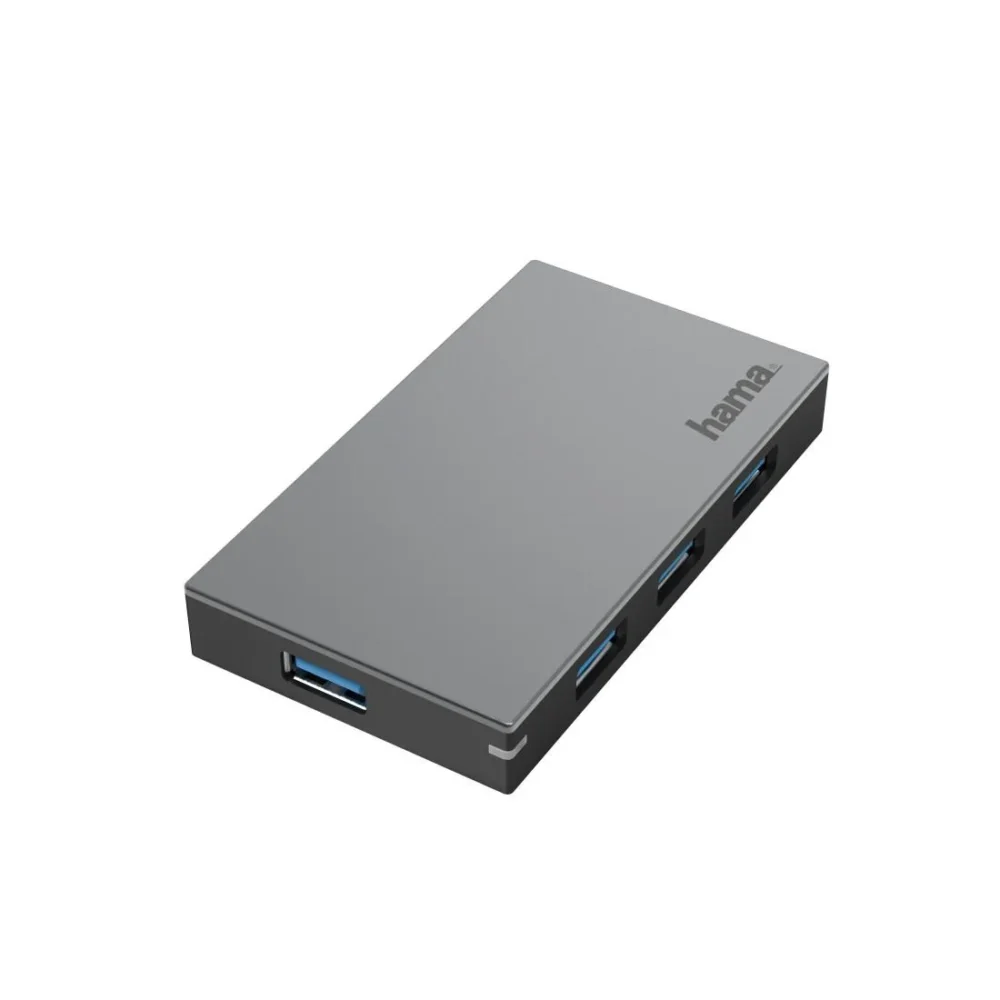 USB 4-портов хъб със захранване  USB 3.0 5Gbps за лаптопи