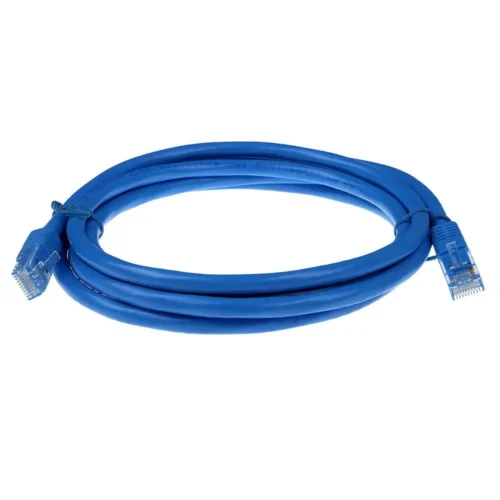 Alternative view of Мрежов пач кабел ACT U/UTP, CAT 6, RJ-45 - RJ-45, 10.0 m, Медни проводници, Син, Булк опаковка
