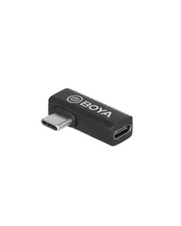 Alternative view of Адаптер BOYA USB-C женско към мъжко, Ъглов, Черен