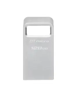 USB памет KINGSTON DataTraveler Micro 128GBUSB-A 3.2 Gen 1 Сребрист