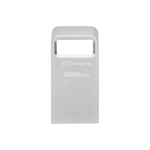 USB памет KINGSTON DataTraveler Micro 128GBUSB-A 3.2 Gen 1 Сребрист