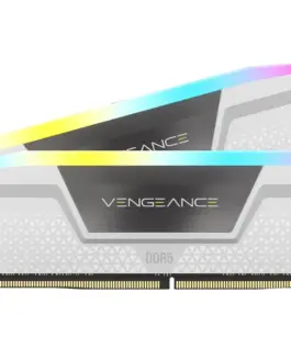 Памет за компютър Corsair Vengeance White RGB 32GB(2x16GB) DDR5 6400MHz CL36 XMPAMD