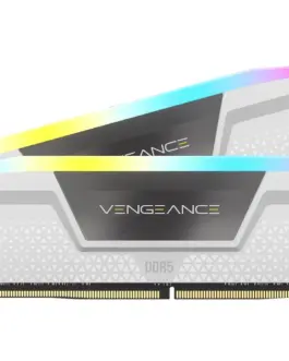 Памет за компютър Corsair Vengeance White RGB 32GB(2x16GB) DDR5 6400MHz CL36 XMPAMD