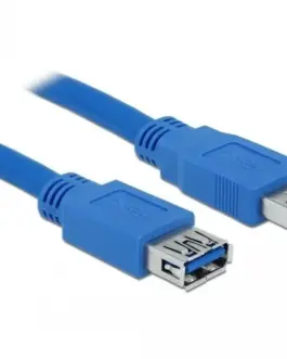 Удължителен кабел Delock USB-A мъжко - USB-А женско 5 м Екраниран
