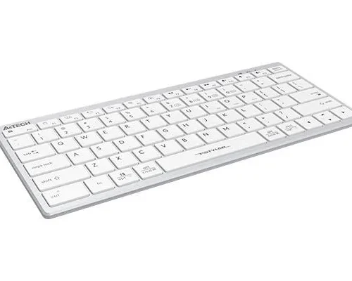 Alternative view of Безжична клавиатура A4TECH FBX51C FStyler, бял