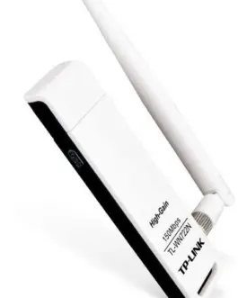 Безжичен адаптер TP LINK TL-WN722N USB 2T2R 2.4Ghz 802.11n/g/b