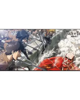 Геймърски пад ABYSTYLE - ATTACK ON TITAN - Eren vs Colossal Titan XXL