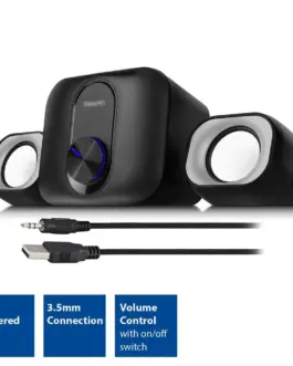 Alternative view of Озвучителна система EWENT Eminent 2.1, 3.5 mm, USB, 11W