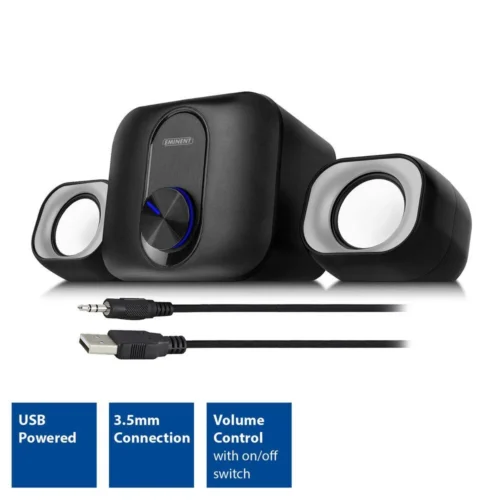 Alternative view of Озвучителна система EWENT Eminent 2.1, 3.5 mm, USB, 11W