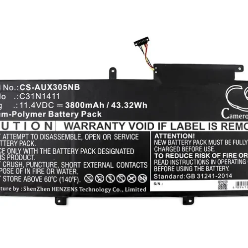 Батерия за лаптоп  C31N1411 Asus ZenBook UX305C UX305CA UX305F UX305FA 11.4V 3800 mAh CAMERON
