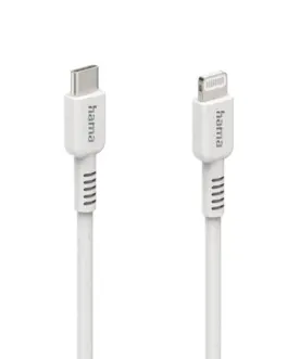 Alternative view of Кабел за зареждане HAMA "Eco", USB-C - Lightning, 1 м, 187284