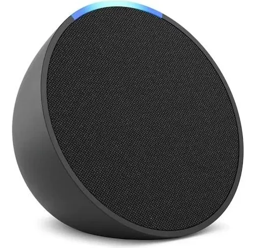 Преносима смарт тонколона Amazon Echo Pop Bluetooth Alexa Черна