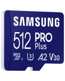 Карта памет Samsung PRO Plus microSDXC UHS-I 512GB Адаптер
