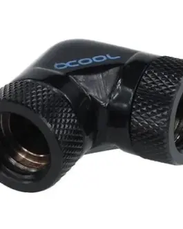 Адаптер Alphacool HF L-конектор 90° G1/4 - G1/4 Вътрешна резба Черен