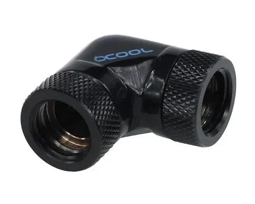 Адаптер Alphacool HF L-конектор 90° G1/4 - G1/4 Вътрешна резба Черен