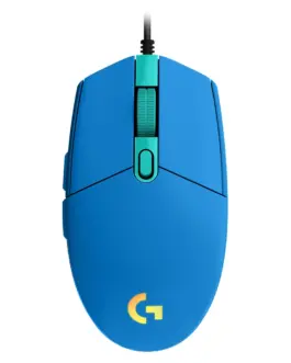 Геймърска мишка Logitech G102 LightSync RGB Оптична Жична USB Син