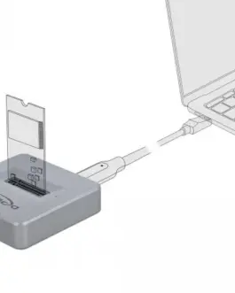 Alternative view of Докинг станция Delock, За M.2 NVMe PCIe SSD, USB-C 3.2 Gen 2
