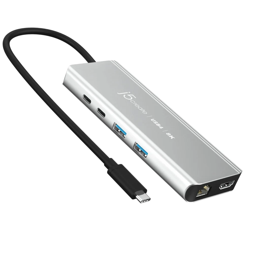 Докинг станция j5create JCD403 USB4 Multi-port хъб Gigabit Ethernet