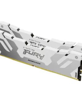Памет за компютър Kingston Fury Renegade White 32GB(2x16GB) DDR5 8000MHz CL38