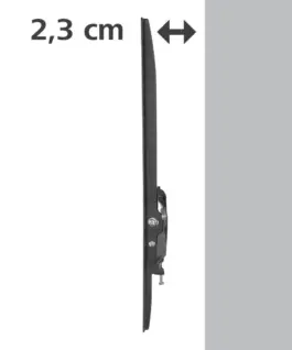 Alternative view of Стенна стойка за TV, FIX, 65", 220809