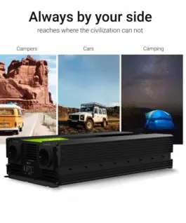 Alternative view of Инвертор GREEN CELL, 12/220V, DC/AC, 3000W/6000W, Модифицирана синусоида