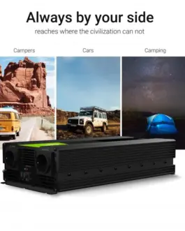 Alternative view of Инвертор GREEN CELL, 12/220V, DC/AC, 3000W/6000W, Модифицирана синусоида