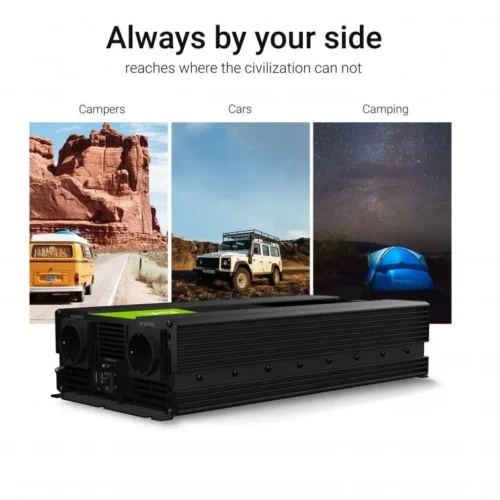 Alternative view of Инвертор GREEN CELL, 12/220V, DC/AC, 3000W/6000W, Модифицирана синусоида