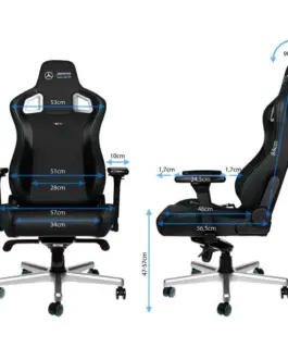 Alternative view of Геймърски стол noblechairs EPIC Mercedes-AMG Petronas Edition