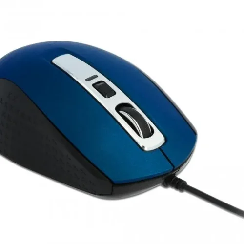 Alternative view of Мишка за компютър, оптична DeLock, USB-A, 5 бутона , Синя