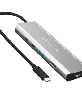 5-портов хъб j5create JCD401 USB4 Dual 4K Multi-port USB-C 4K HDMI